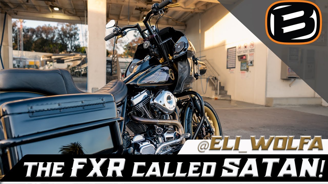 FXR по имени Сатана! Harley Davidson FXRP - @eli_wolfa