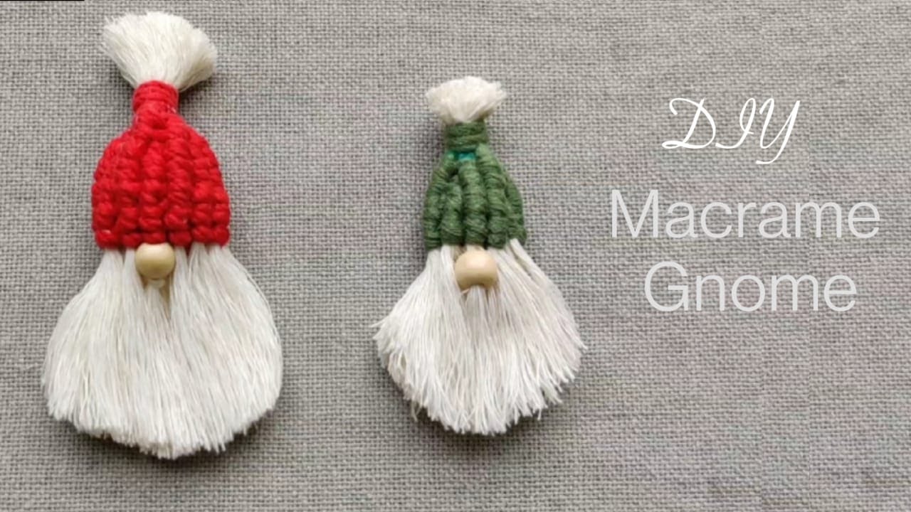 How To Make Macrame Gnome | Christmas Decorations | Christmas Ornament | Step by Step Tutorial