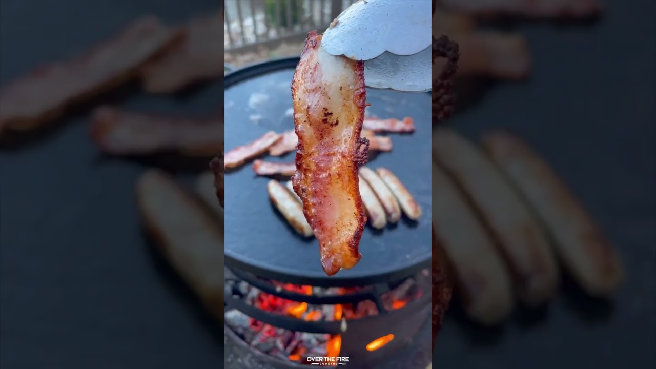 Breakfast Fry Up | Over The Fire Cooking by Derek Wolf