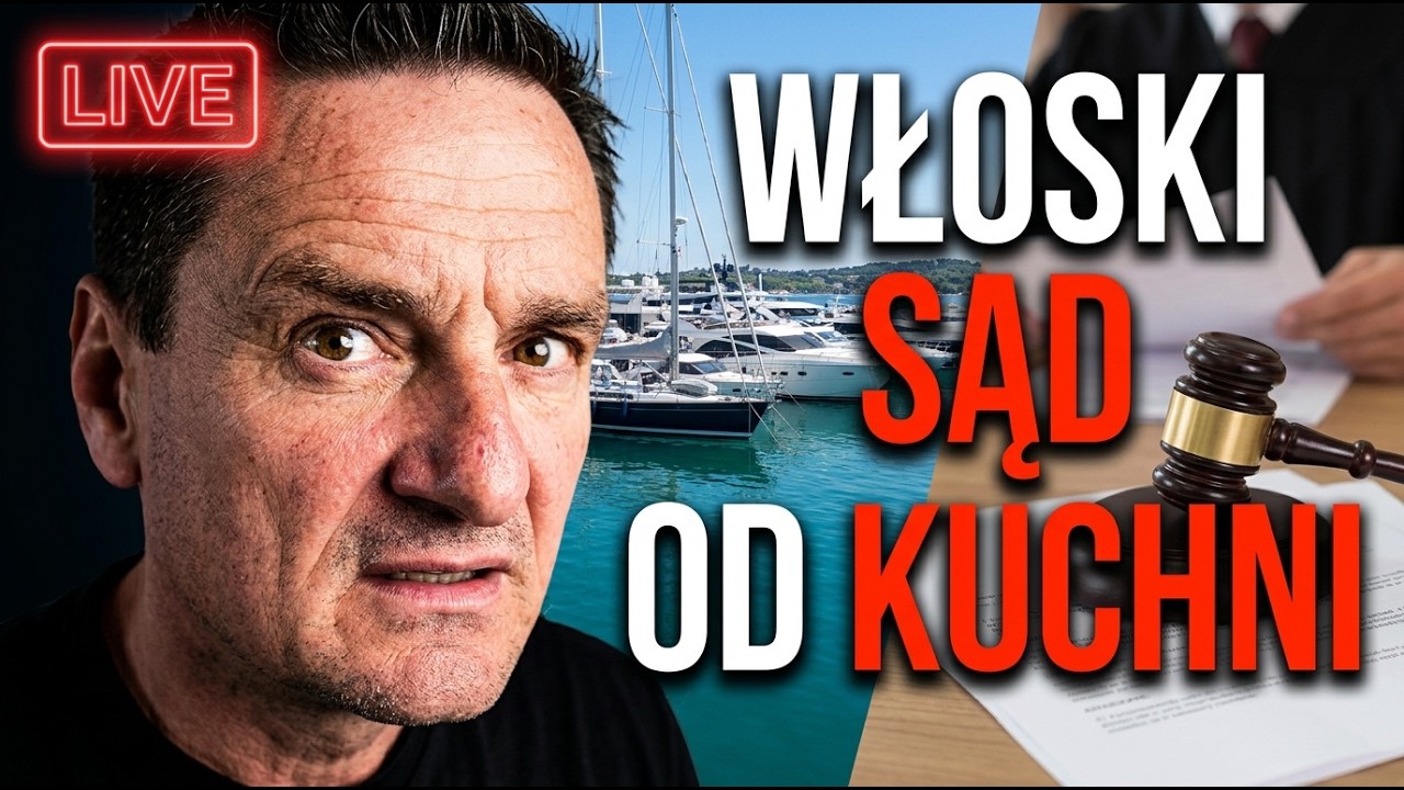 🔴 NA ŻYWO: Kulisy mojego procesu we Włoszech &ndash; Co zdecydował sąd w Lucce?