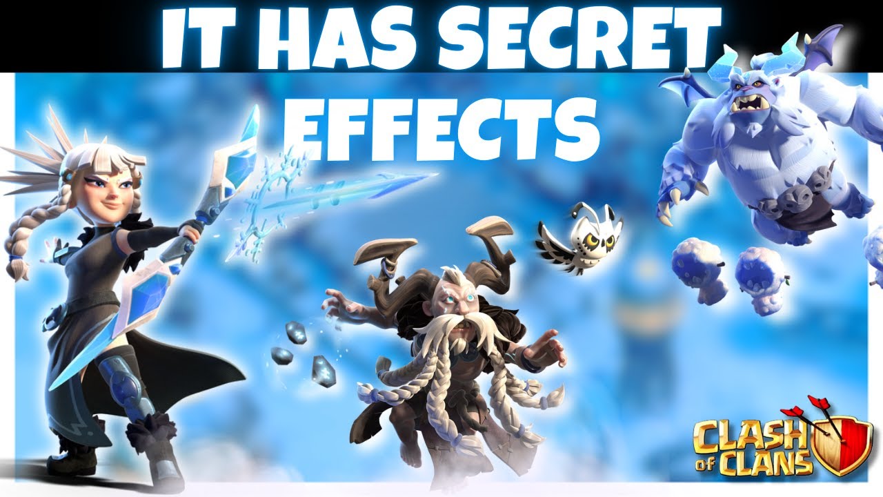 ❄️ BLIZZARD QUEEN & FROST PRINCE Skin Review! (Clash of Clans December 2025)
