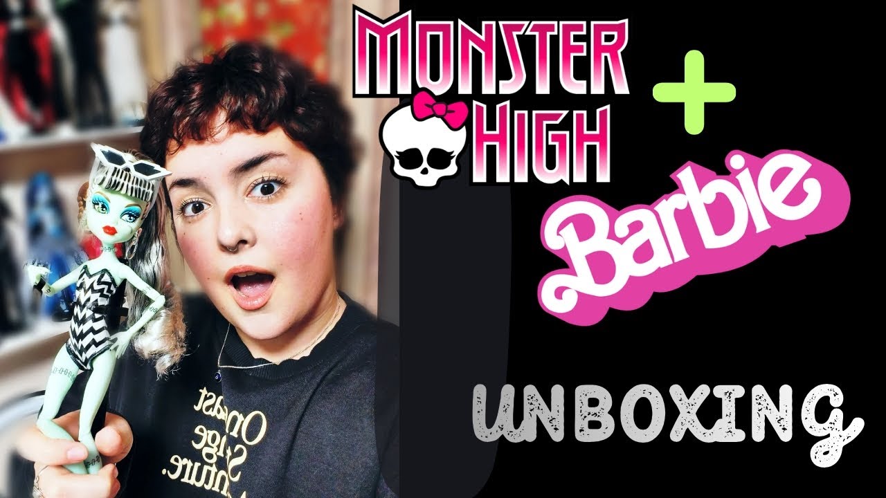 ¿MATTEL UNE FUERZAS? 🫣 | UNBOXING Skullector Barbie Frankie 🩷✨🖤