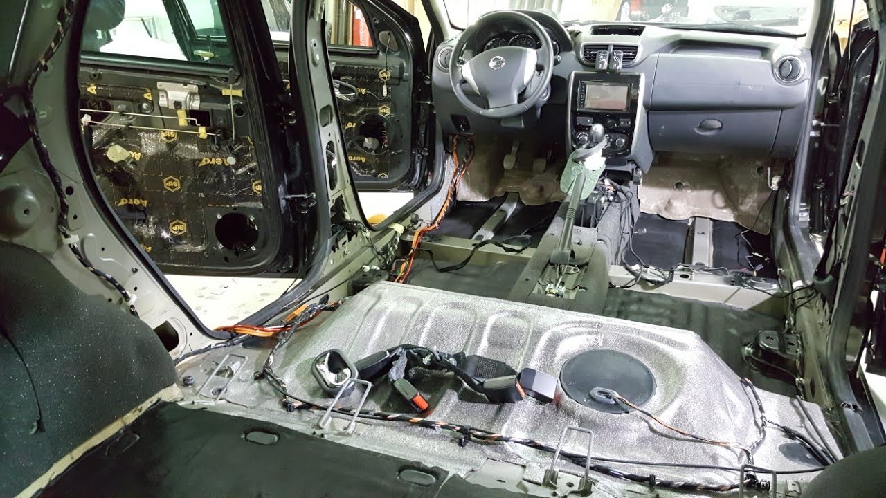 Шумоизоляция Nissan Terrano по классу 