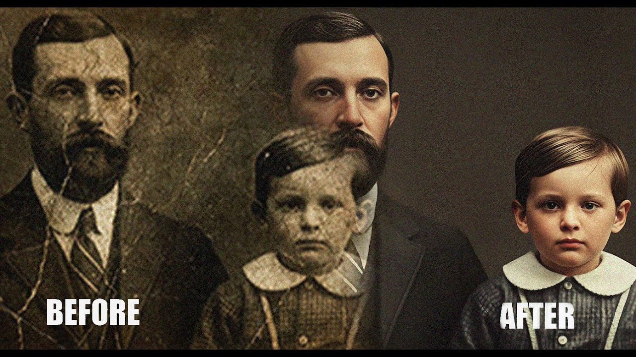 WWII Father & Son Reunited: Restoring a 1946 Portrait of Love and Legacy