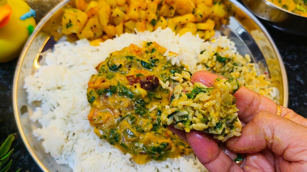 ಮೆಂತ್ಯ ಸೊಪ್ಪಿಂದ ಈ ಸ್ಪೆಷಲ್ ಗ್ರೇವಿ ಮಾಡ್ಕೊಂಡು ಊಟ ಮಾಡಿ ರುಚಿ👌😋/Simple methi gravy for rice/#methibhajiya