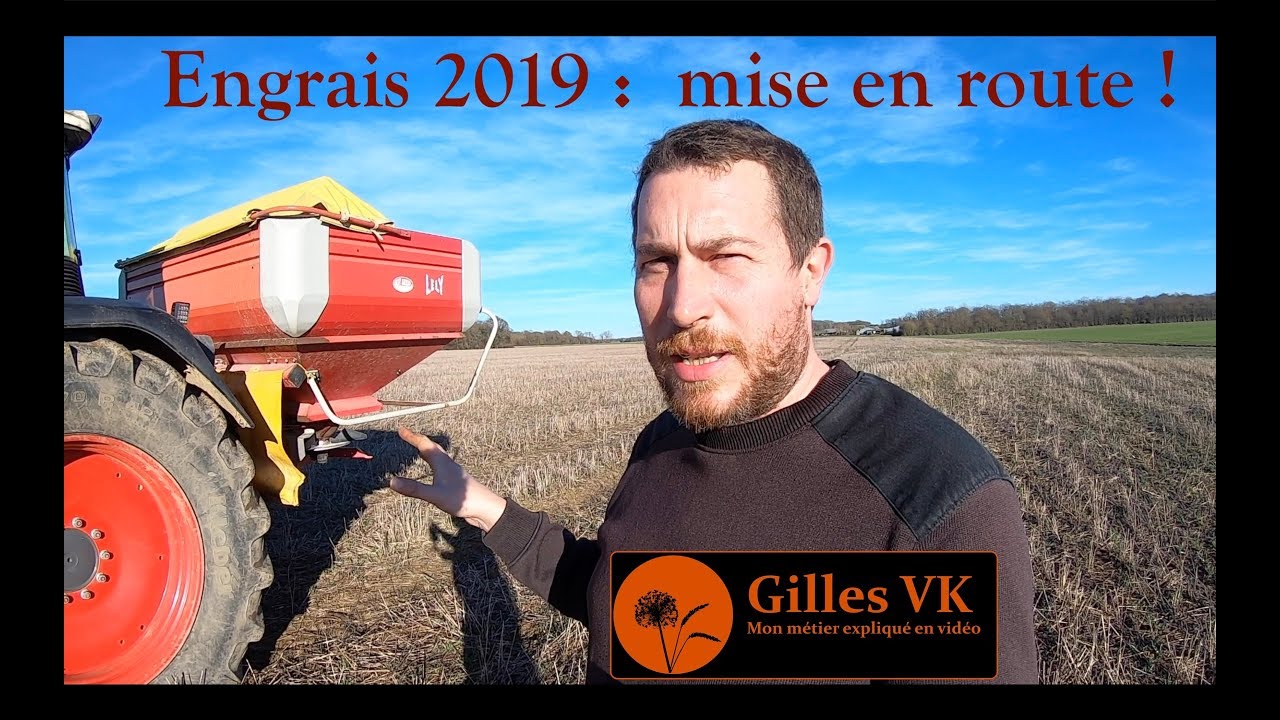 Début des engrais 2019 et panne de l'épandeur !