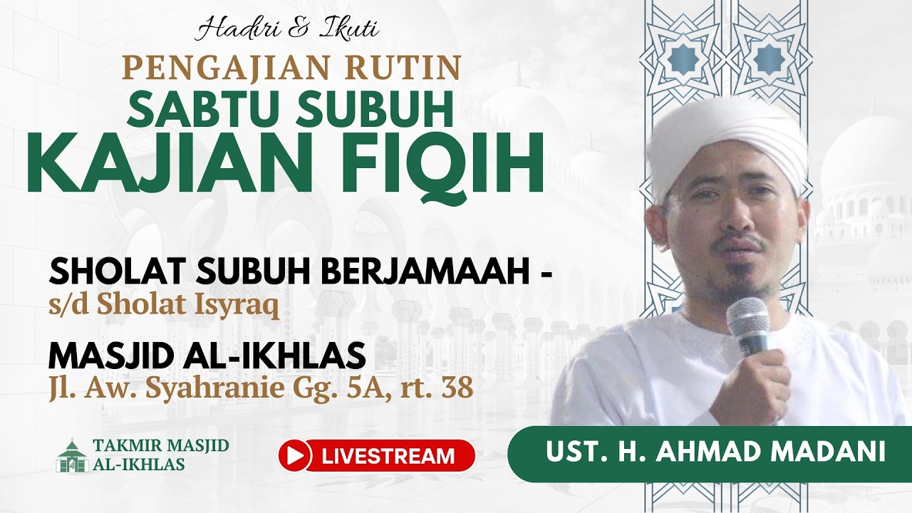 (LIVE) Taklim Sabtu Subuh 24 RAMADHAN 1447 / 14 MARET 2026
