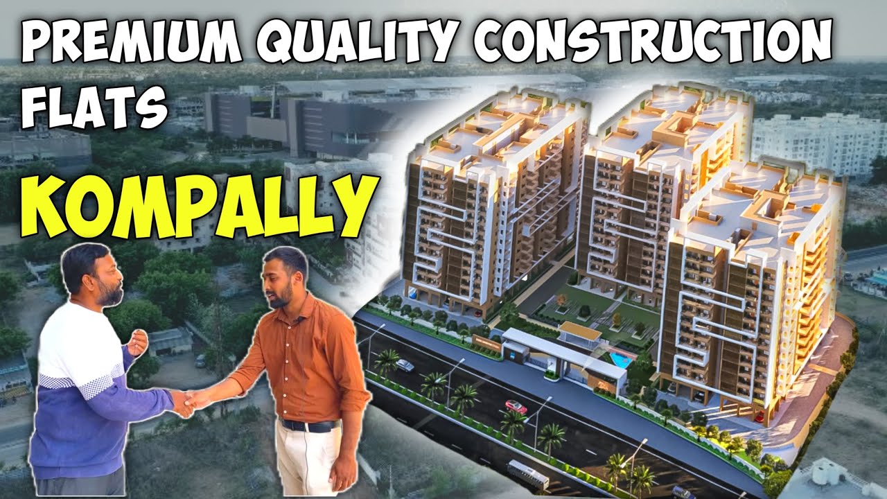 KOMPALLY Gated Community Flats for sale  | 2 and 3 BHK FLATS for sale in Hyderabad