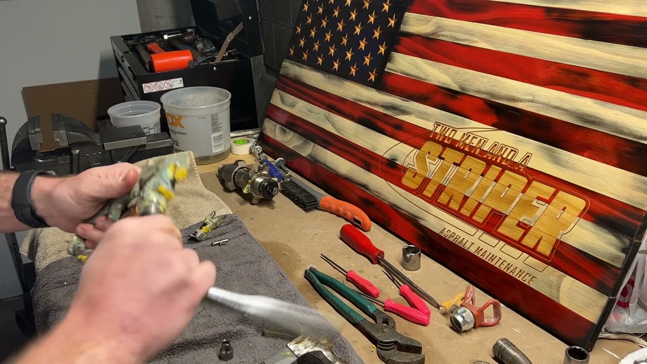 Disassembly of Graco Plus paint gun