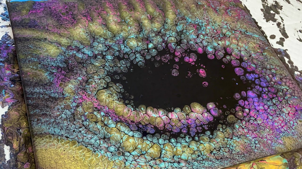 Triple Puddle Dump & Swirl Pour: руководство для начинающих по акриловой заливке с потрясающими я...