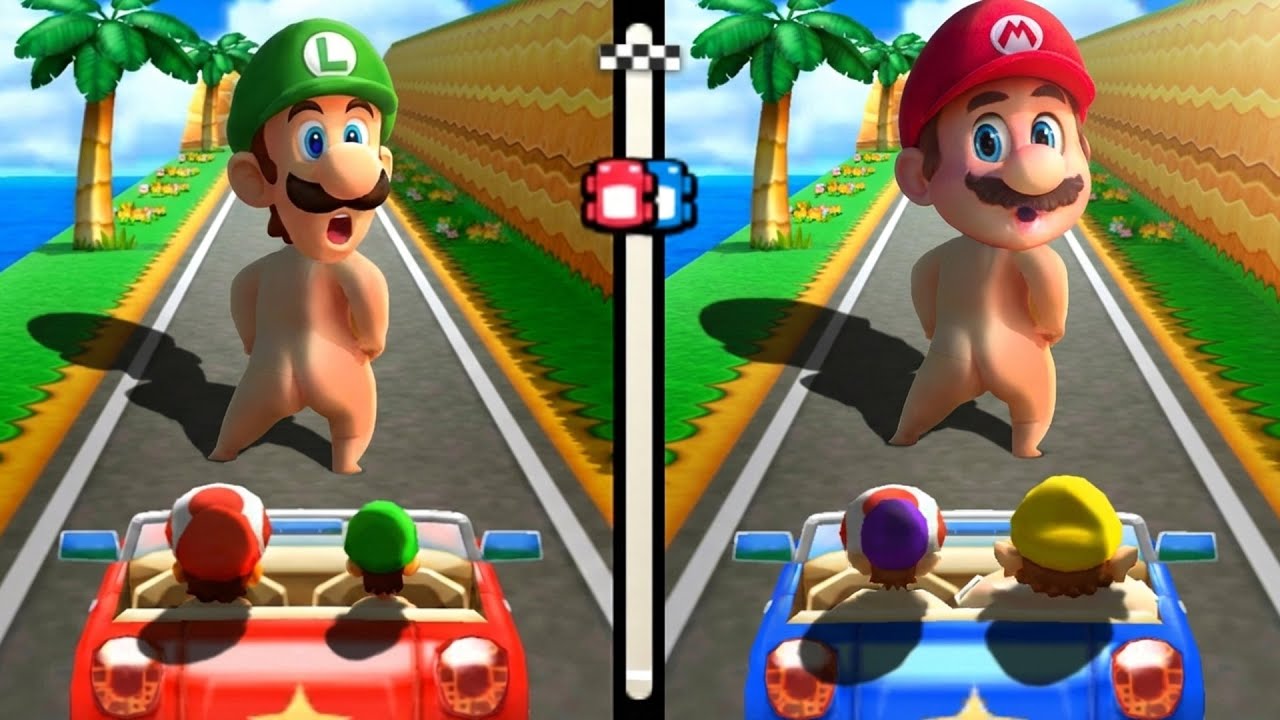 【マリオパーティ100ミニゲームコレクション】ミニゲームマリオVsワルイージVsルイージVsワリオ(最強CPU｢たつじん)