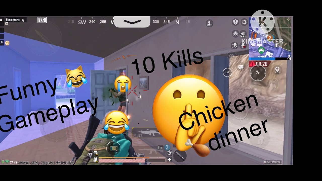 Finally chicken dinner in Nusa map 10 kills ☠️🔥.BGMI.Av God hunter.