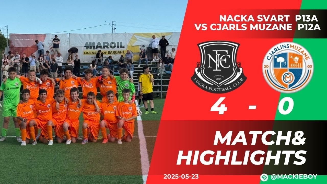 CJARLNS MUZANE vs Nacka Svart –Dominant 4-0 Win ⚽