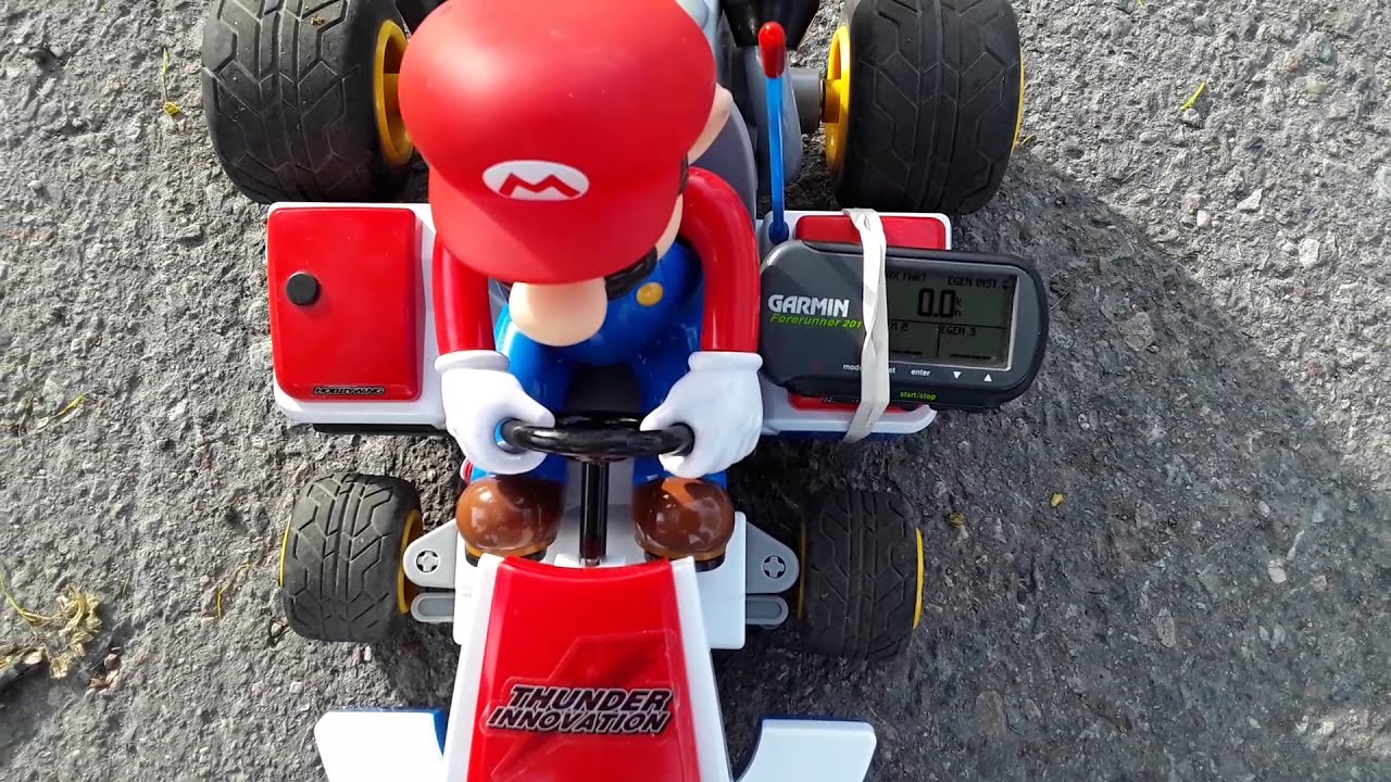Brushless Mario Kart Top Speed Driving Carrera RC. Crazy Fast!