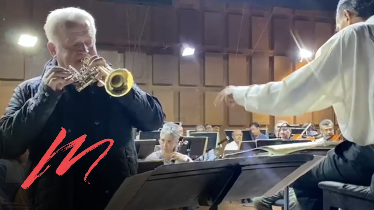 Otto Sauter - Rhapsody For Trumpet, Rehearsal (Mikis Theodorakis)