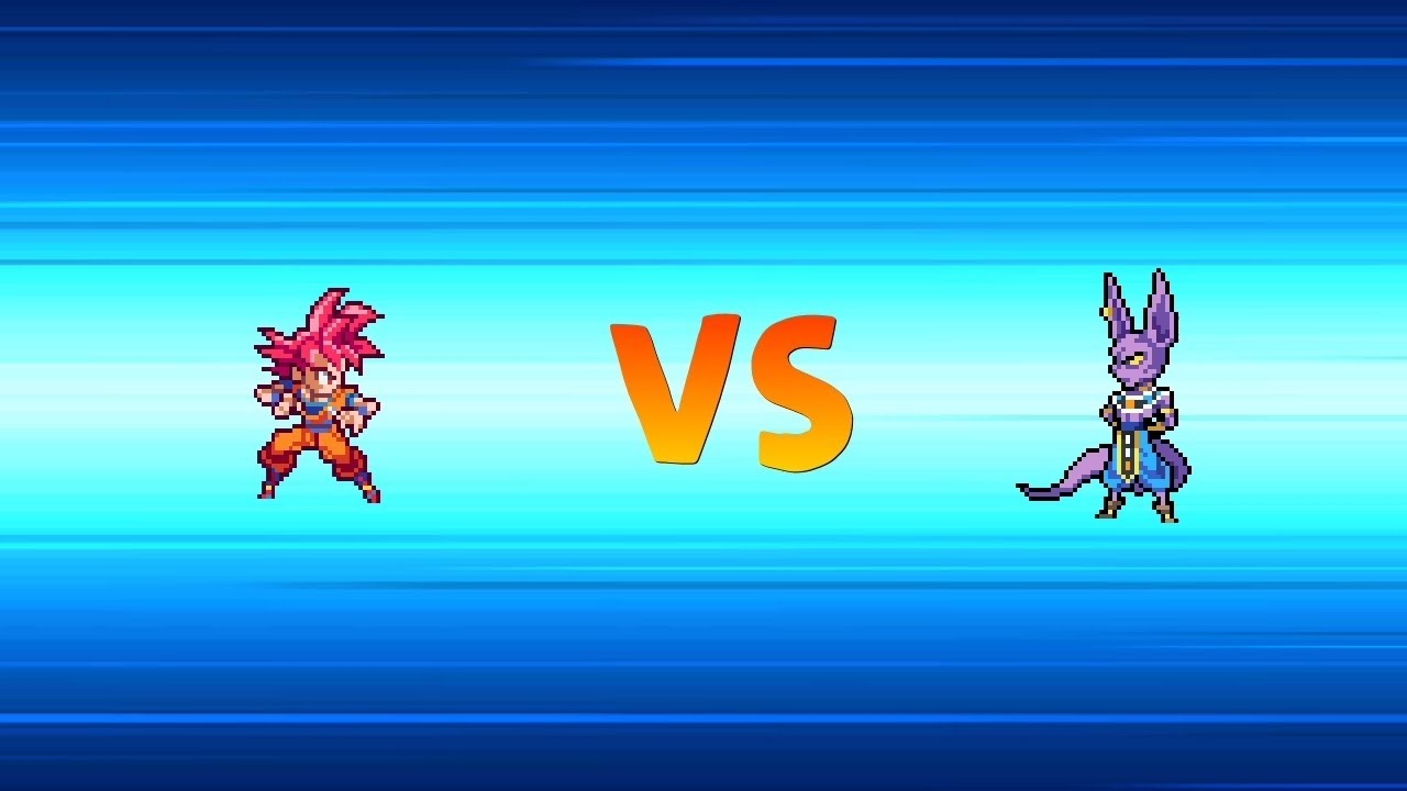 Ssj god Goku vs Beerus (power warriors) gameplay.