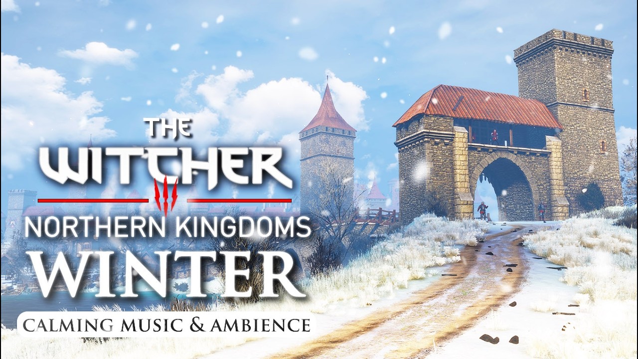 The Witcher 3 Winter | Relaxing Music & Ambience