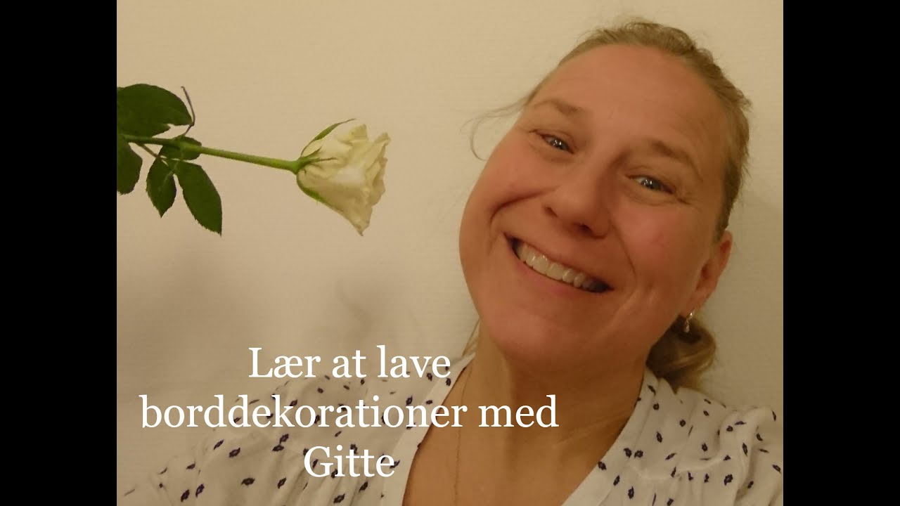 Lær at lave en borddekoration med blomster. Tips og Tricks fra en blomsterdekoratør