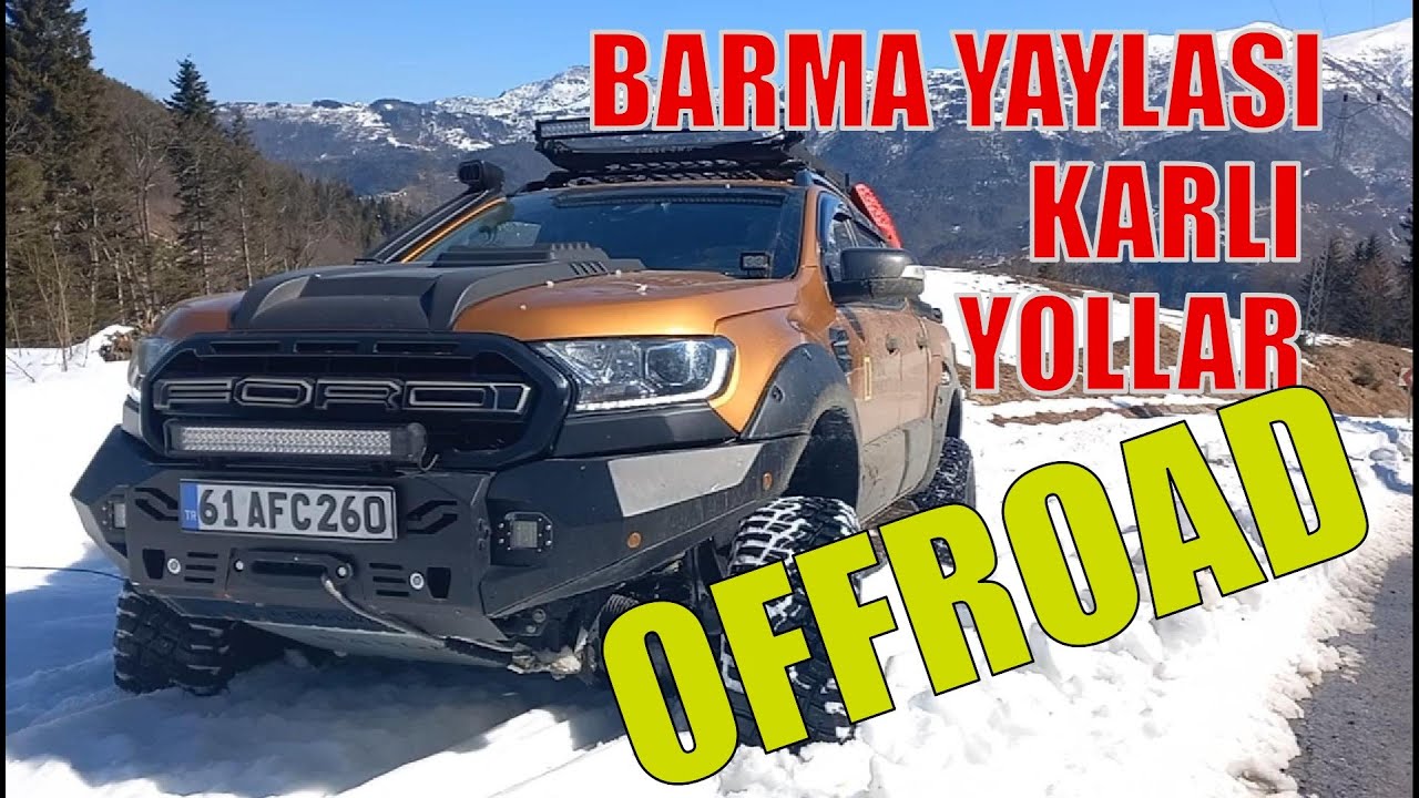 BARMA YAYLASI  KARLI YOLLARINDA OFFROAD
