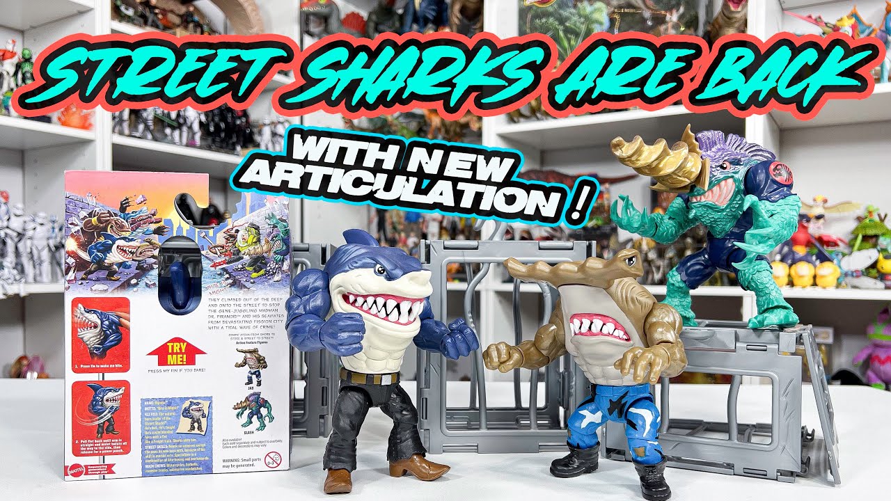 New Street Sharks for the 30th Anniversary from Mattel!