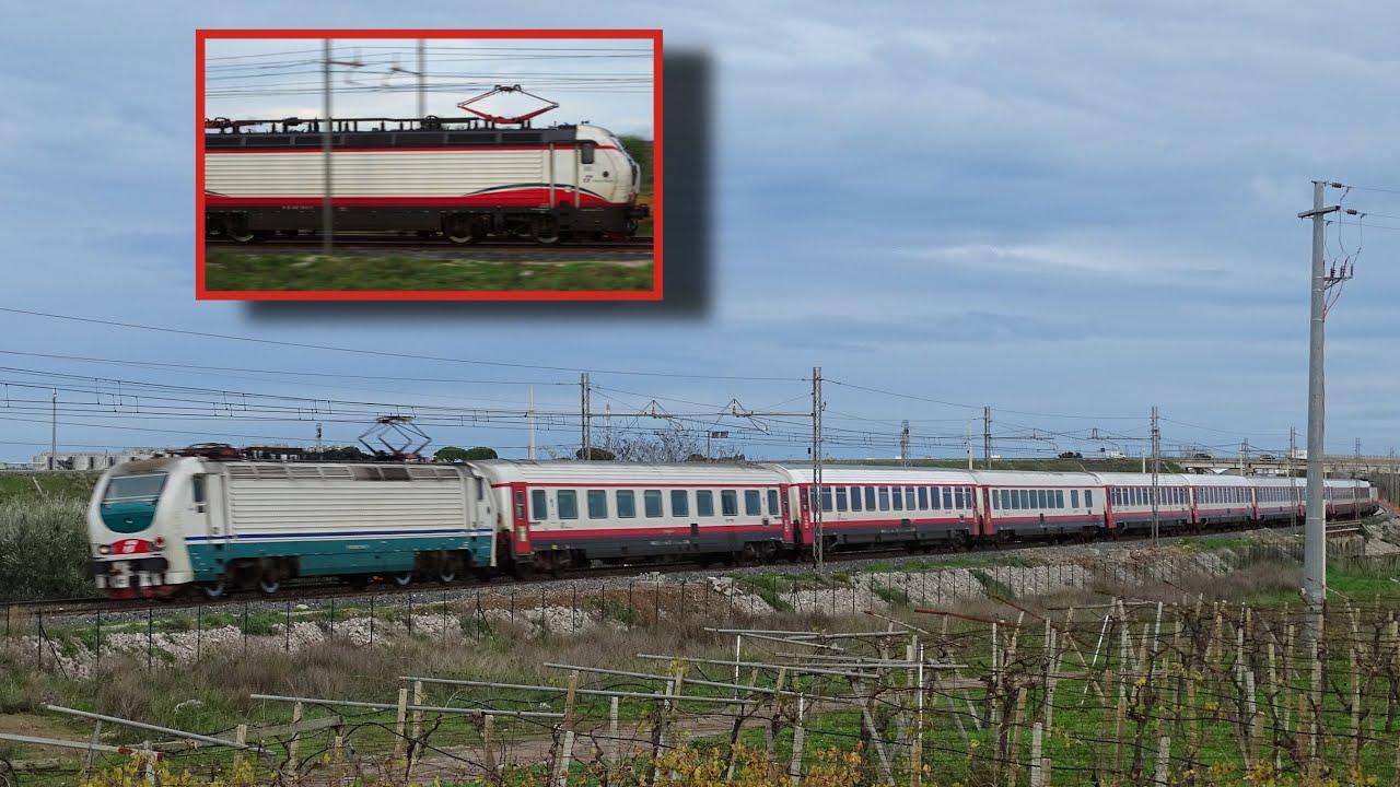 ADDIO FRECCIABIANCA CON E402B…ULTIMISSIMI TRENI IN CORSA IN ADRIATICA …