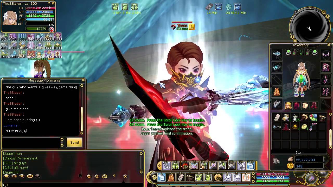 Insanity Flyff E242 - Boss hunting Dream Queen with Chross, CI3L and Jager