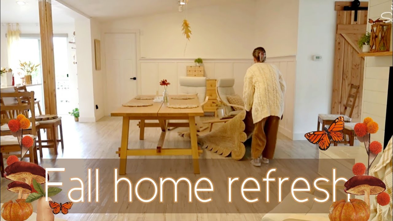 LIVING ROOM MAKEOVER FOR FALL | Living room refresh, scandishhome homemaking,
