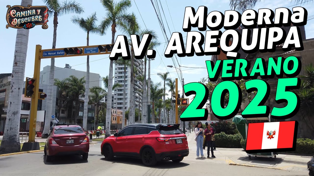 Un recorrido por la Av. Arequipa en 2025, LIMA PERU 4K