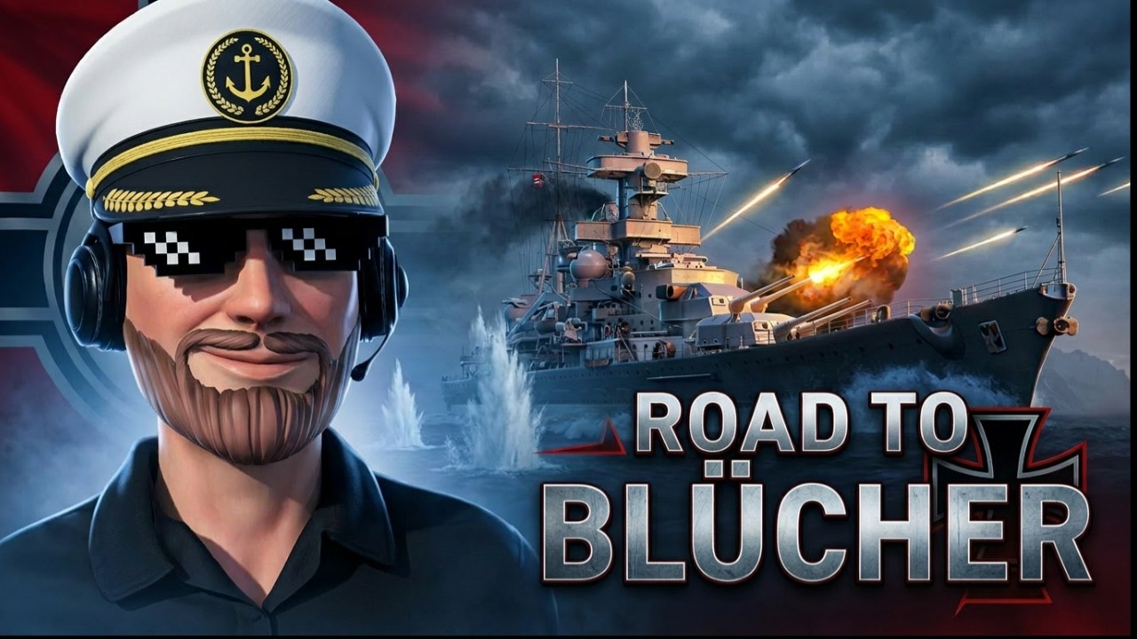 🔴 ROAD TO BLÜCHER — World of Warships: Legends LIVE Grind!