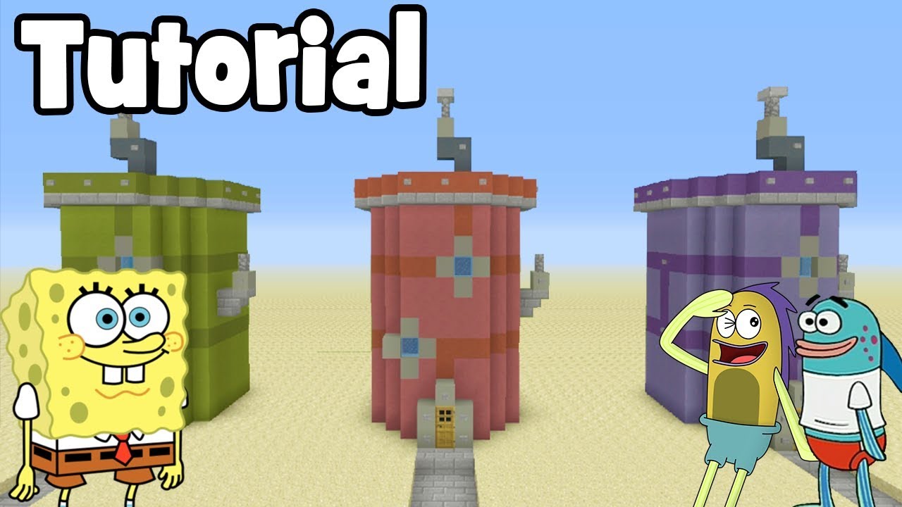 Minecraft Tutorial: How To Make A Bikini Bottom House 