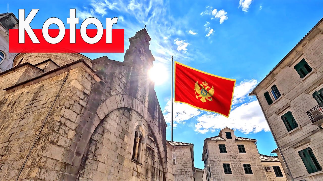 KOTOR, MONTENEGRO, Walking Tour, Magical, Mesmerising and Memorable,  4K