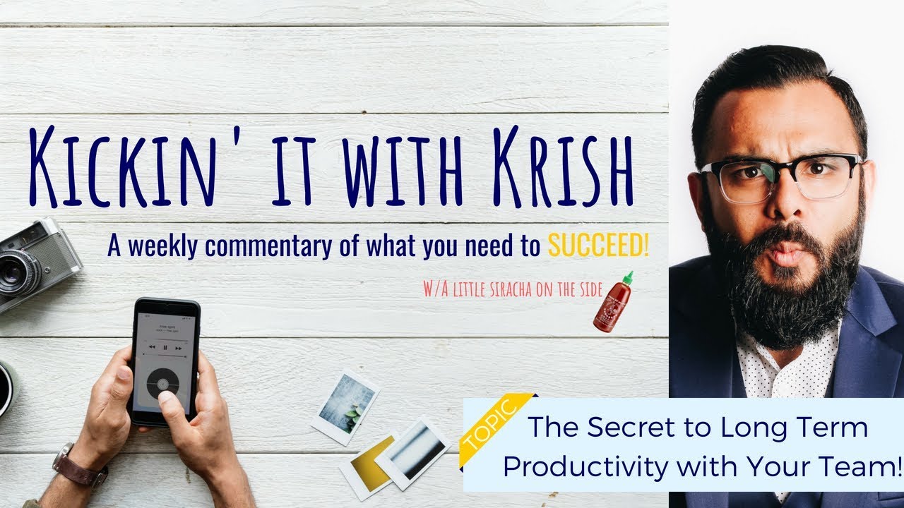 The Secret to Long Term Productivity with Your Team!