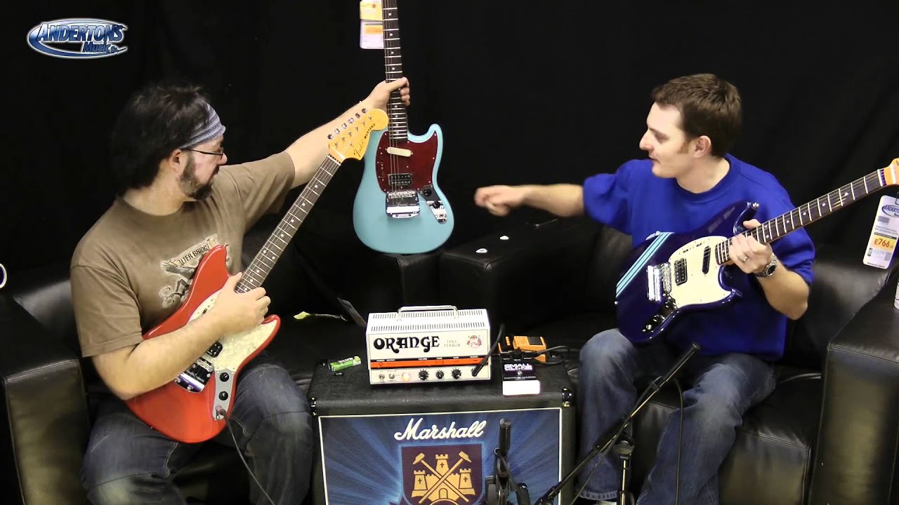 New Kurt Cobain Fender Mustang Guitars at Andertons