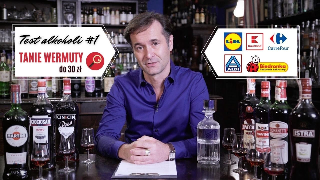 Test alkoholi #1 | Tani wermut - jak smakuje? Co kupić w Lidlu, Biedronce, Aldim, Kauflandzie? 🔎🛒