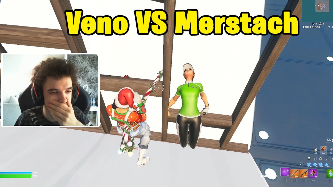 Veno VS Merstach 1v1 Buildfights!