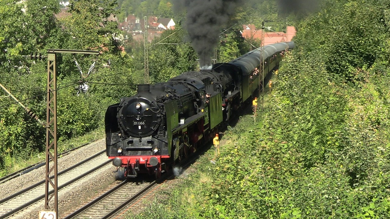 Volldampf im Ländle mit 01 066, 01 180, 50 2273 und T3 930 (4K)