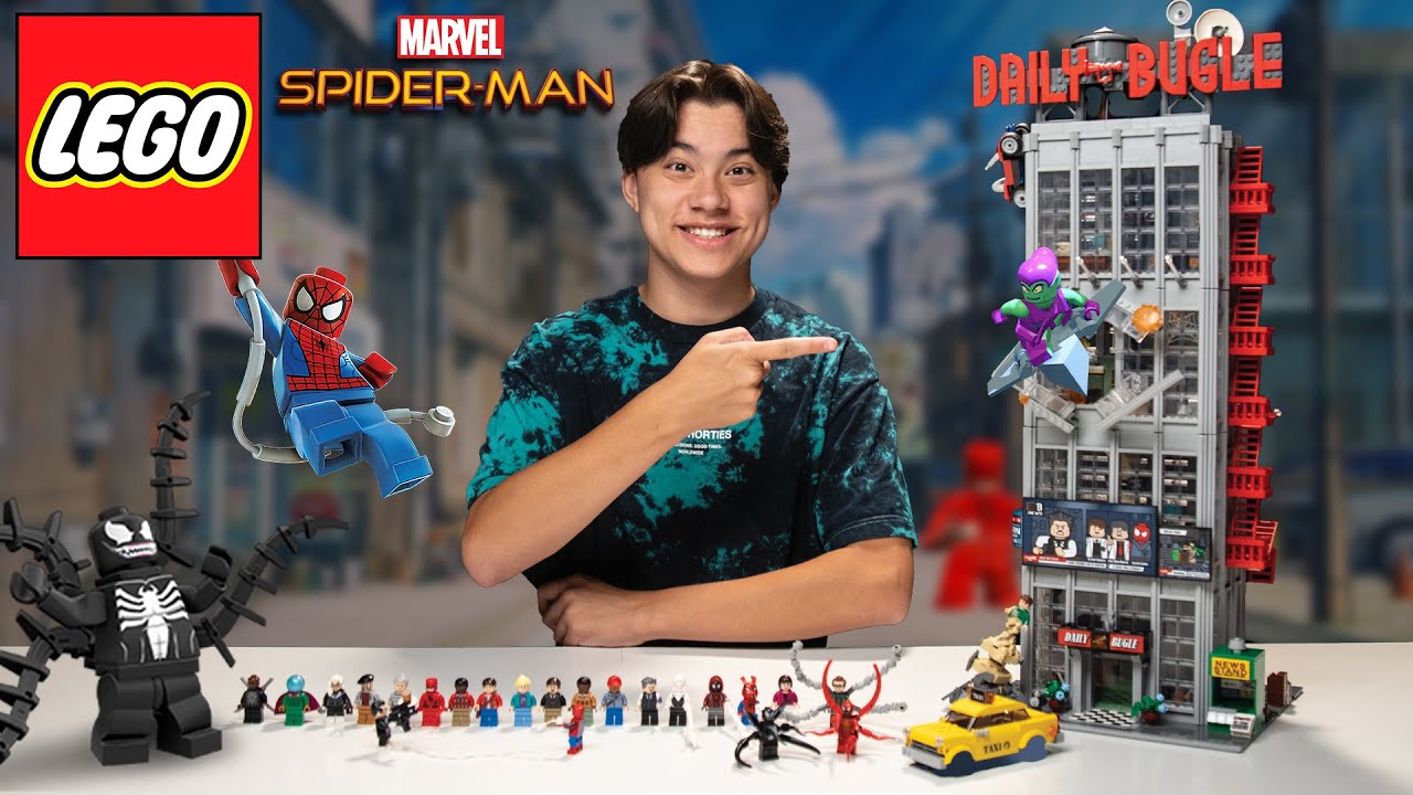 LEGO DAILY BUGLE!!! Лучший набор LEGO Marvel Spider-Man из когда-либо созданных! Скоростная сборк...