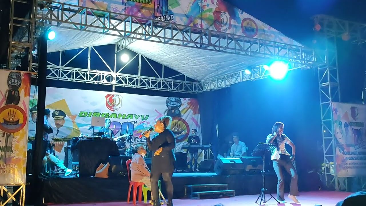 Dorkas Waroy Konser Menyambut HUT Kota Merauke Ke 120