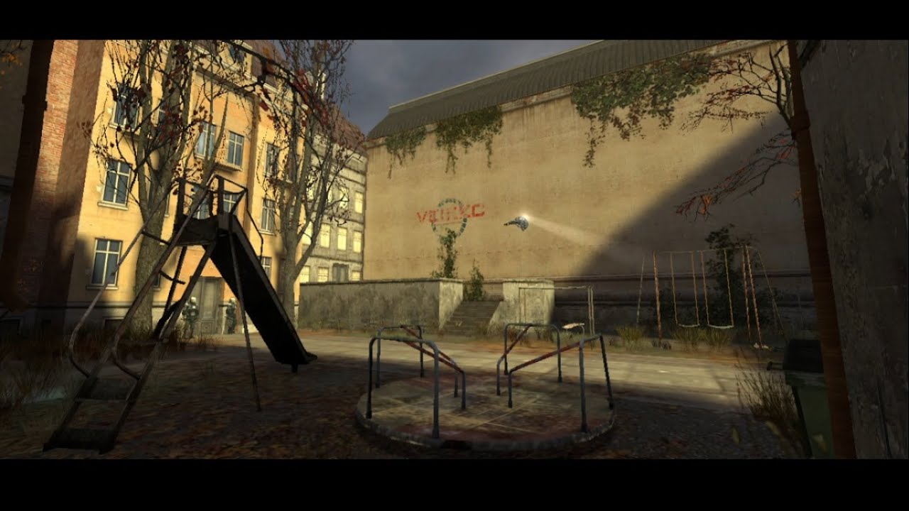 Echoes In A Park Of City 17 (Half-Life 2 Soothing Ambience 10 Hours)