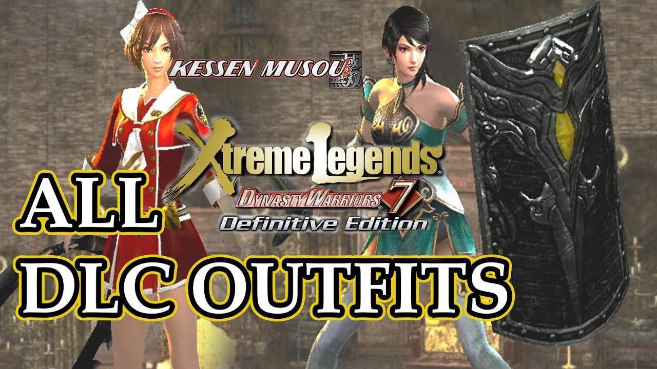 Dynasty Warriors 7 XL Definitive Edition: All Characters Outfits & DLC
