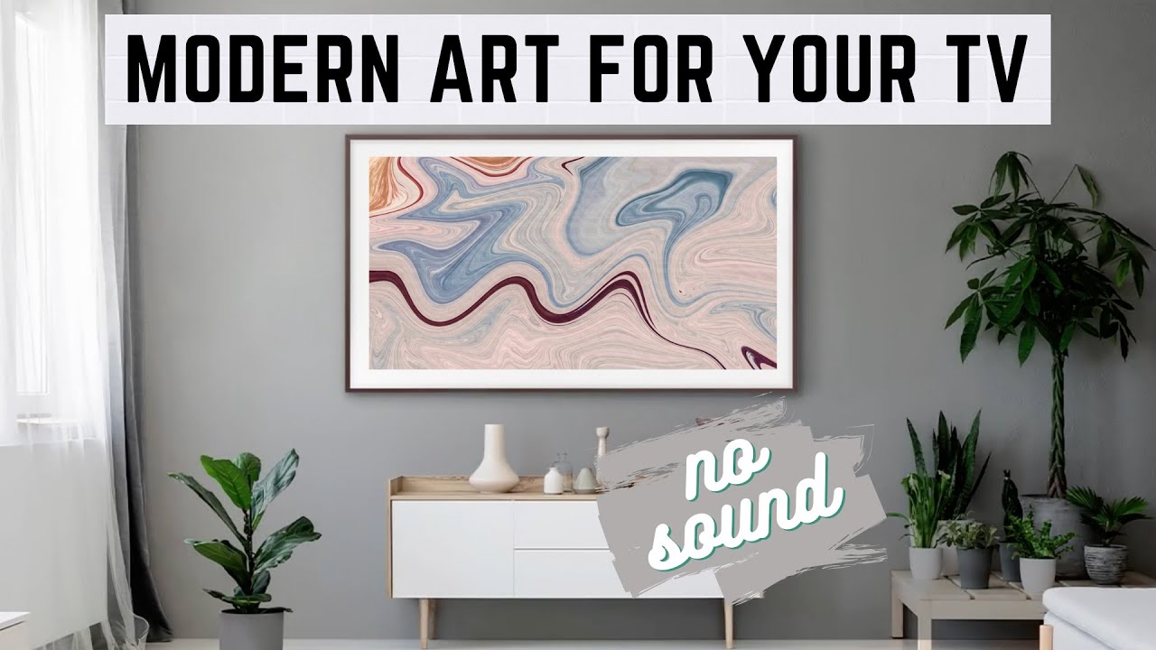 Simple Frame TV Art for your Samsung Sony LG TV | 1hr of 4K Modern Background TV Art Slideshow