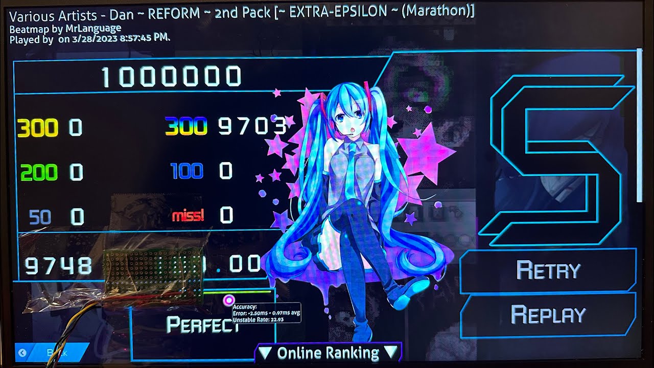 osu! mania 4k robot - Epsilon Dan 1M FCSS