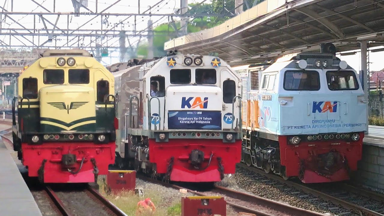 RAMAINYA KERETA API DI JAKARTA EDISI AWAL NOVEMBER 2024 : Lokomotif Livery Vintage & MASINIS RAMAH !