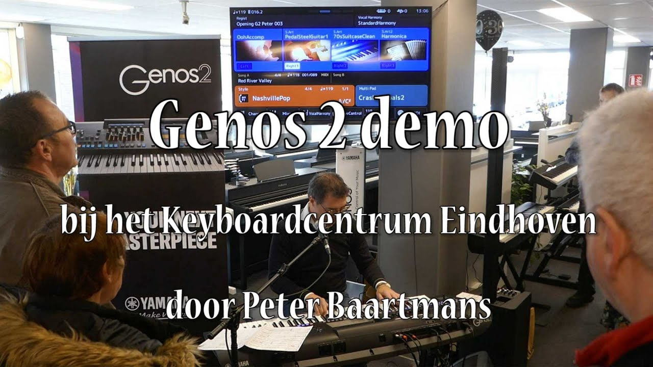 Genos 2 Demo bij KeyboardCentrum Eindhoven door Peter Baartmans