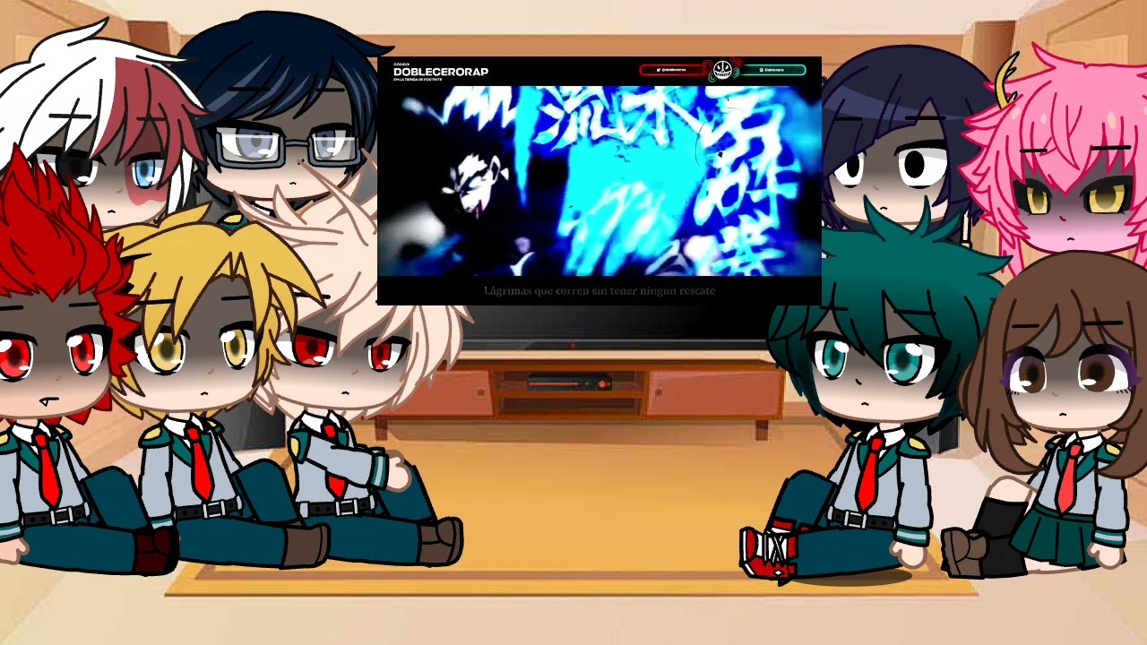 BNHA REACCIONA AL RAP DE GAROU   (2/2)