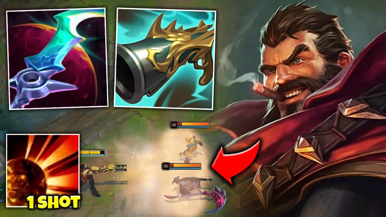 Graves but I build Full Lethality and you die in 0.1 seconds (Mid Lane Graves)