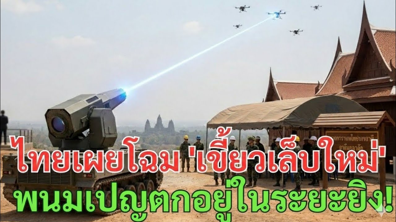 เขมรผวา! ไทยเผยโฉม 'เขี้ยวเล็บใหม่' เลเซอร์ทำลายล้างที่จีนยังต้องทึ่ง พนมเปญ ตกอยู่ในระยะยิง!