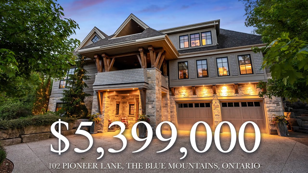 $5,399,000 - Welcome To The Chalet - 102 Pioneer Lane, The Blue Mountains, Ontario