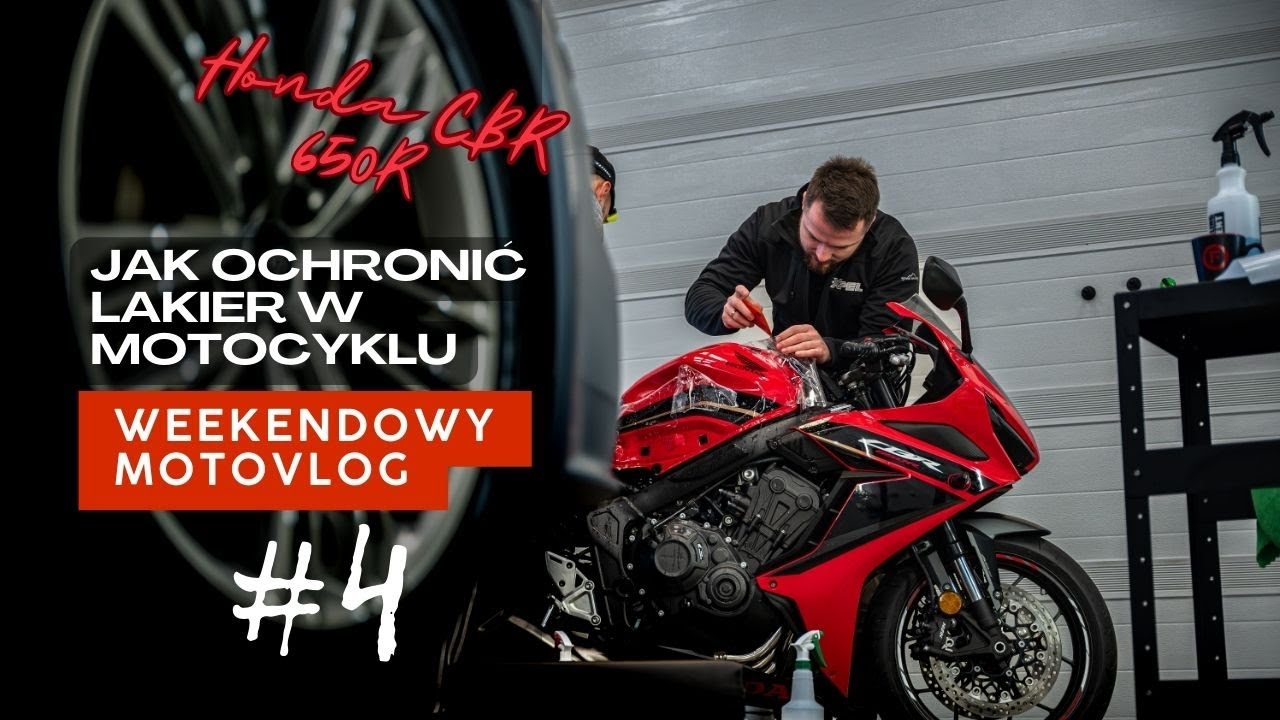 Honda CBR650R — как защитить краску вашего мотоцикла | PPF XPEL | Weekend Motovlog #4
