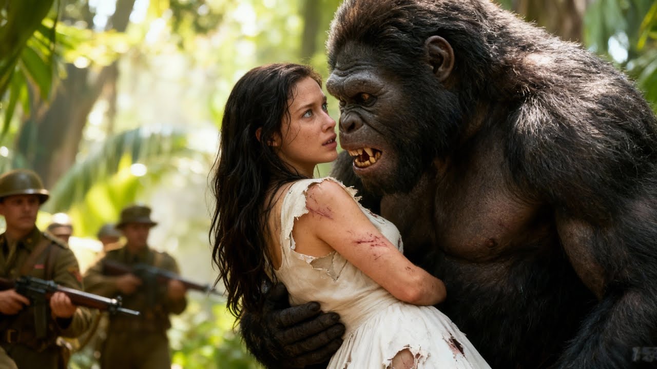 King Kong: The Tragic Love Story of a Giant Monster | AI  Veo 3  Monster Movie